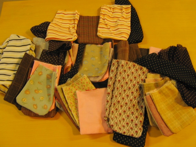 キンチャクたくさん